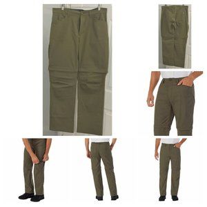 Eddie Bauer Convertible Tech Pants‎ Green